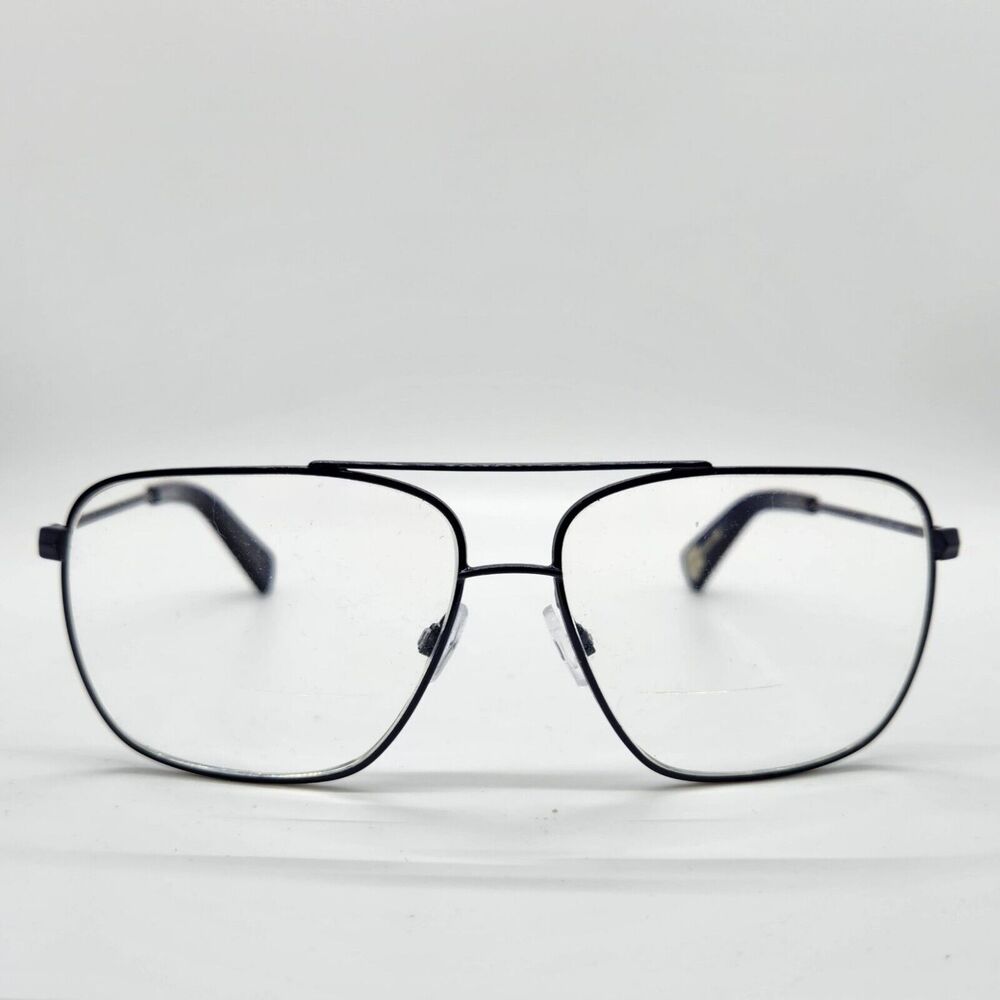 Vintage Paul Smith Eyeglasses Navy Metal 63-14-35 PS-835 Wide Mens Large Retro